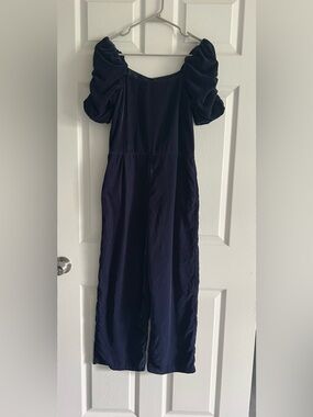 Janie and Jack Midnight Velvet Jumpsuit